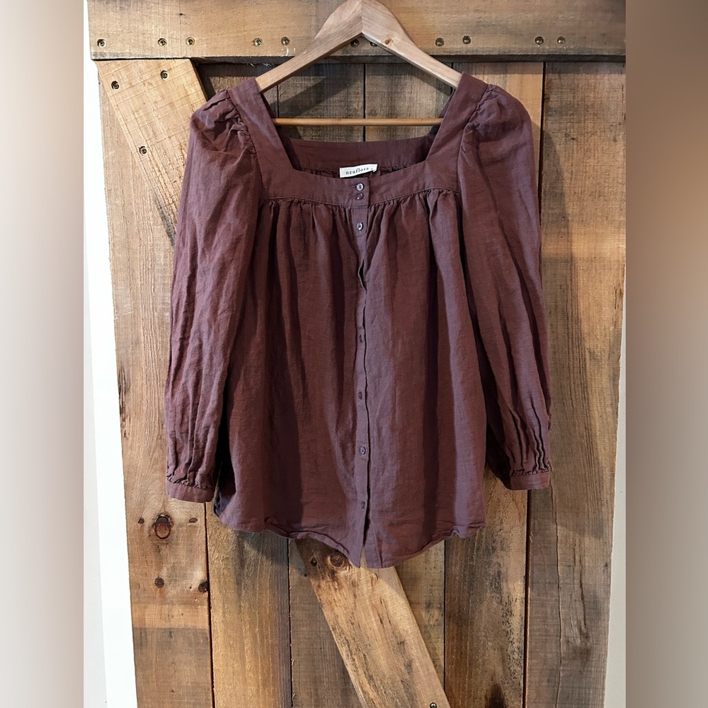 Neuflora’s Chesapeake Blouse! Worn once. 
Size XS